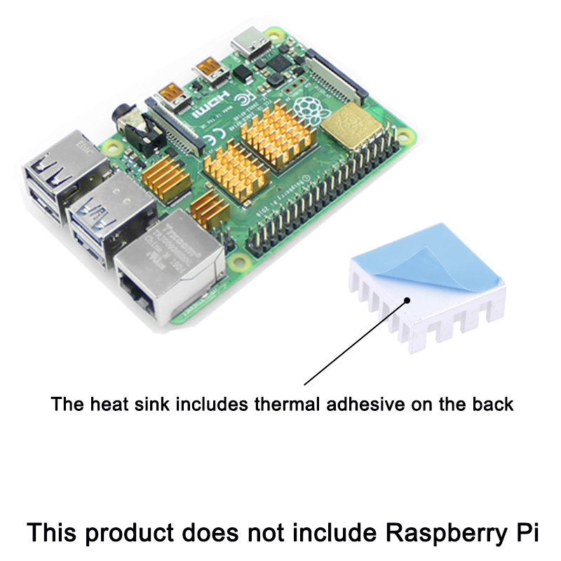 GPUHOLD Chipset Cooler 4pcs/5p - Raspberry Pi Water Cooling Kit review and price