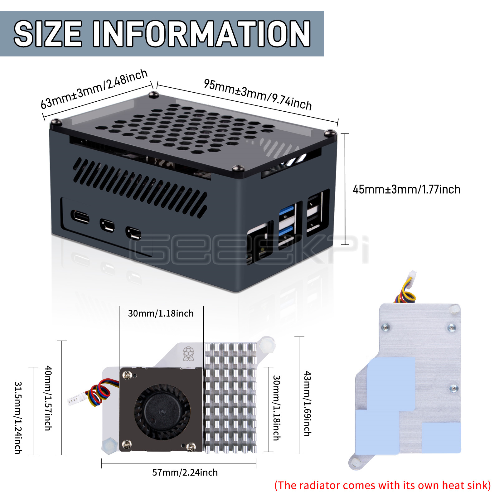 GeeekPi M.2 NVME M-key & PoE+  - Argon One V3 M.2 Nvme Case review and price