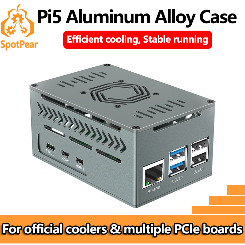 Raspberry Pi 5 Aluminum Metal  - Argon One V3 M.2 Nvme Case review and price